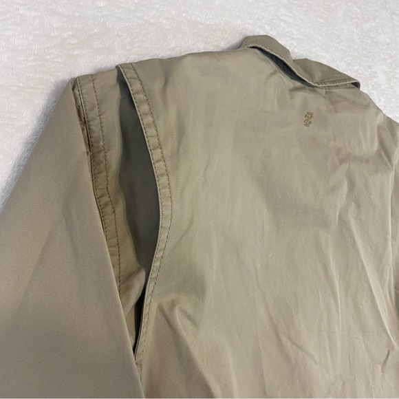 Izod Luxury Sport Hunter Barracuda Jacket Full Zip Khaki Brown Men’s Size XL - Picture 10 of 14